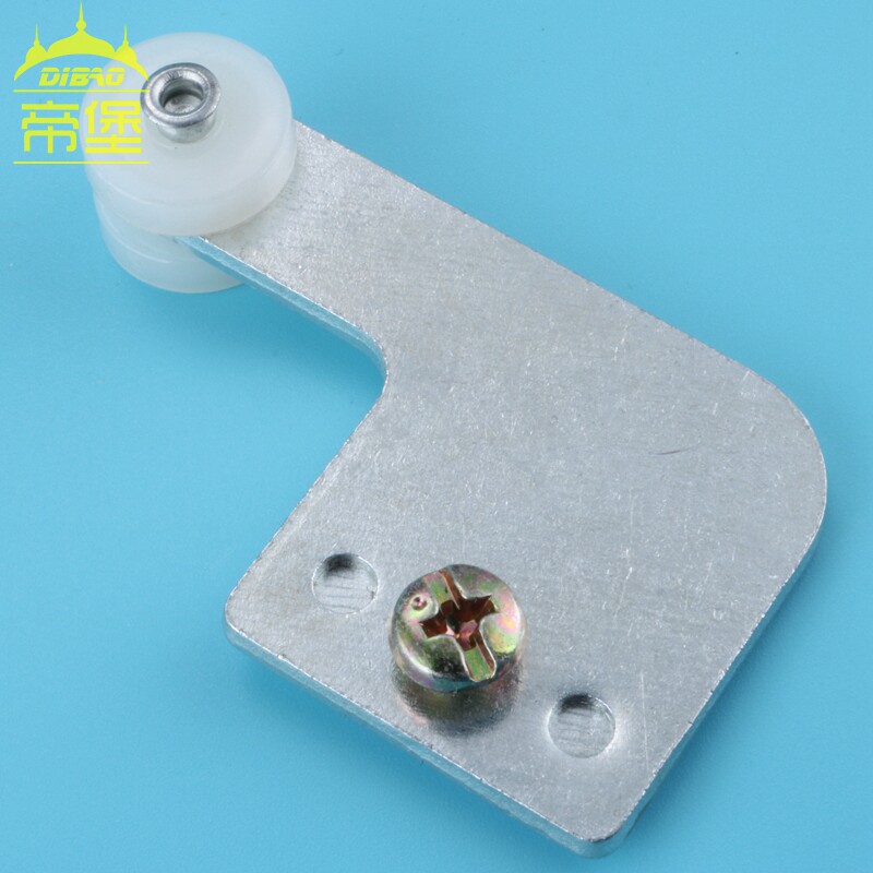 Emperor Fort LG006 lock rod head flat rod attachment with wheel white galvanized Witto link lock attachment