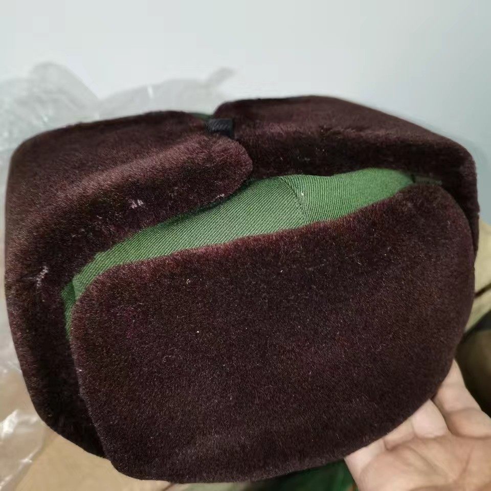 Old cotton cap 87 planted suede cap olive green horse pants for cap cadres cap warm and cold cap inventory genuine collection cap-Taobao