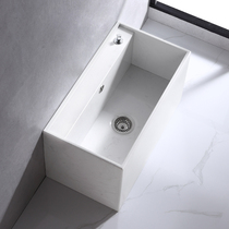 Ultra-long 70x38 mop pool Mop pool slot Marble floor-to-ceiling outdoor courtyard Artificial marble waterproof drying