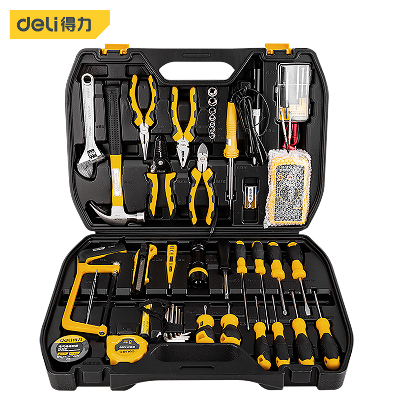 Daili electrical tool set household telecommunications set with multimeter electronic repair toolbox hardware portable