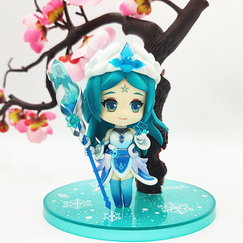 King of Glory Genuine Ice and Snow Hua Wang Zhaojun Model Q version model decoration official peripheral doll