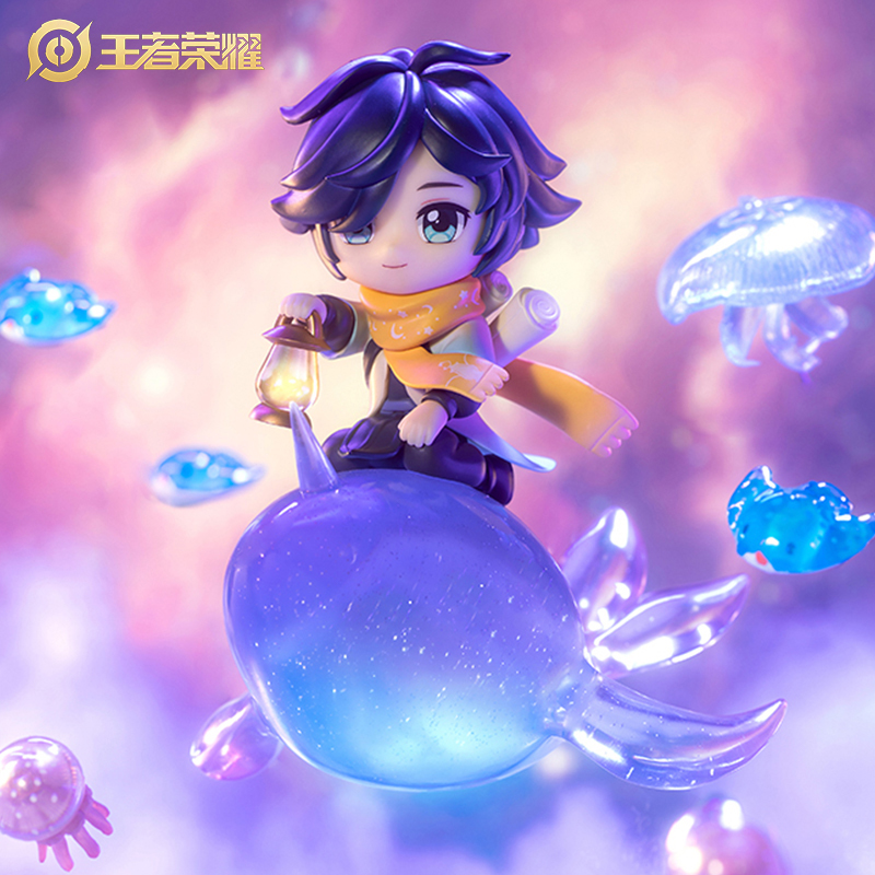 King of Glory Official Genuine Cloud Dream Builder Zhuang Zhou Q Edition Model Sixth Anniversary Limited Ornament Doll Toys