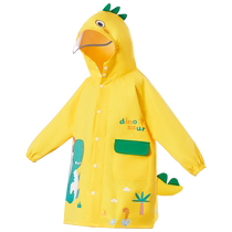 Childrens raincoat for boys and girls going to school full body waterproof baby poncho with school bag breathable and not stuffy large brim to prevent rain