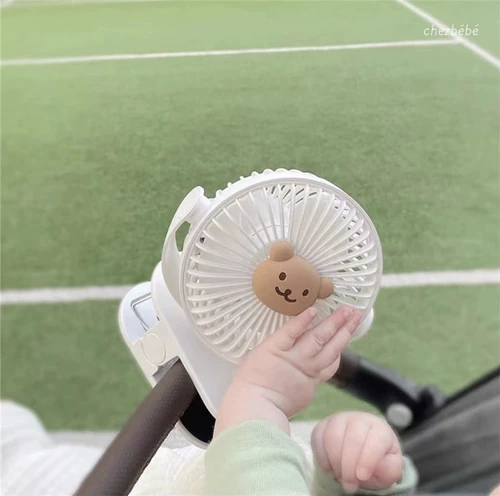 Коляска, портативный детский вентилятор с зарядкой для кровати