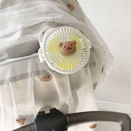Коляска, портативный детский вентилятор с зарядкой для кровати