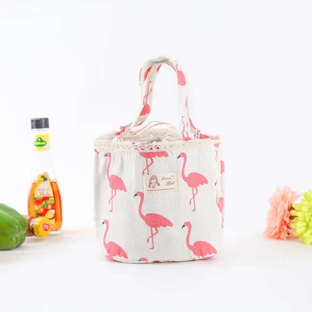 Phiên bản Hàn Quốc dễ thương của thời trang đơn giản và sành điệu gấu điện hộp ăn trưa tote túi sinh viên cao cấp túi xách nam tươi - Hộp cơm điện sưởi ấm hộp đựng cơm giữ nhiệt zojirushi