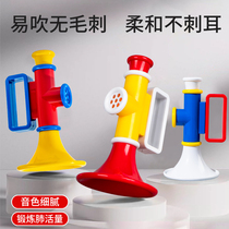 Baby whistle toddler ring can whistle childrens toy blowing instrument small trumpet baby trumpet harmonica playing music
