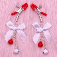 Белый бант [красный + белый] колокольчик