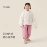 Детский комплект для девочек, детская одежда