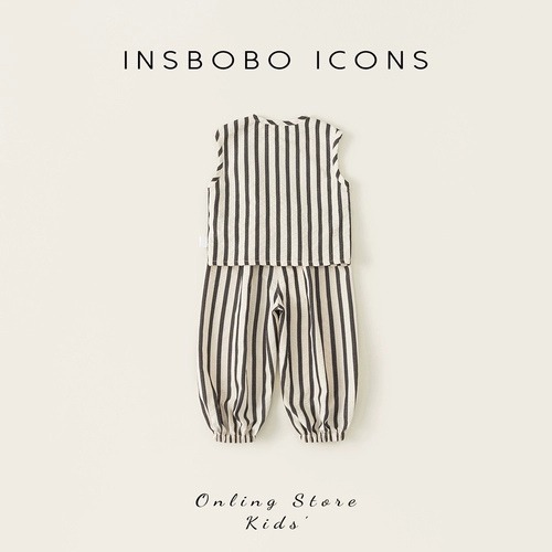 Детская летняя одежда, летняя одежда для мальчика, комплект, детская одежда