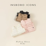 Детский легкий и тонкий демисезонный жилет с пухом для мальчиков, бархатный вкладыш, пуховик, утиный пух