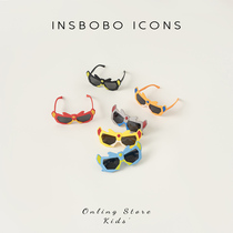 INSbobobo Childrens Sunglasses Cartoon Baby Sunglasses Fashion Boys and Girls Sunscreen