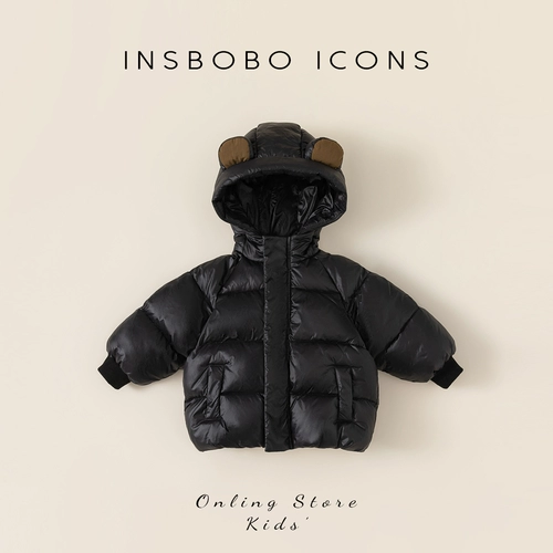 Детский пуховик, костюм мальчика цветочника