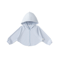 Childrens sun protection clothing upf50 boys sun protection clothing summer 2024 new style girls cool anti-UV jacket trend