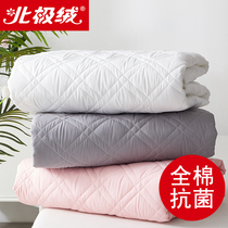 Anti-mite cotton bed single piece cotton bed cover thickened cotton Simmons mattress dust protection cover non-slip fixing