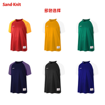 2021 summer new quick-dry training suit basketball shot T-shirt mens summer sports short sleeve loose breathable men and women