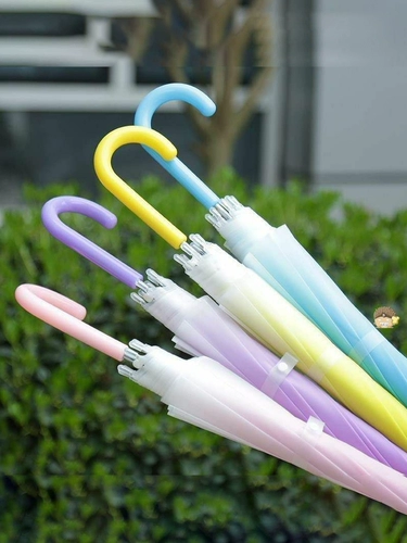 Автоматический зонтик на солнечной энергии для школьников, градиент, делается под заказ, с печатью вашего логотипа, популярно в интернете, защита от солнца