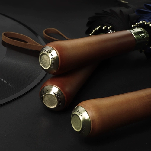 16 Ручка с костями ручки зонтика с большим длинным пингл -предпринимательством Старший длинный рекламный зонтик на заказ логотип