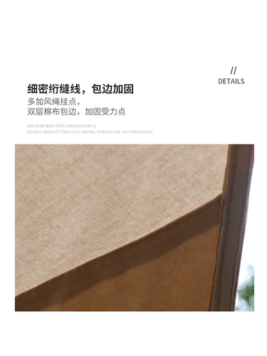 Дорожный хлопковый навес для кемпинга, портативная палатка, система хранения, увеличенная толщина