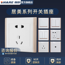 Nishino (SHARE) Jumei E400 coffee side Series wall switch panel switching power supply household type 86