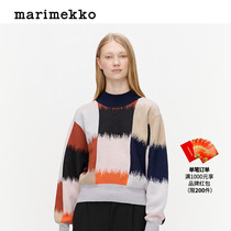 Marimekko Mary's Melody Fabric Warm Face in Autumn PYSTI Women's Knitted Shirt Long Sleeve 049057