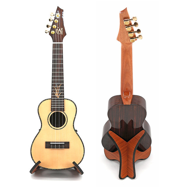 Ukulele stand violin ໄມ້ຢືນ ukulele ukulele guitar ຂະຫນາດນ້ອຍພັບຕັ້ງຕັ້ງ