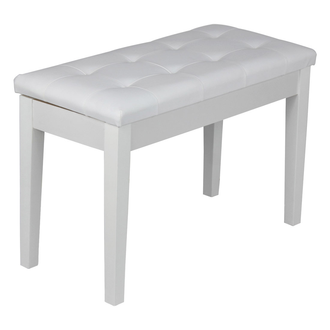 Poetry Hedonist White Piano Single Bench Solid Wood Electronic Violin Guzheng Solo Stool stool