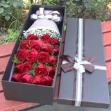 Подарочная коробка, цветочный магазин, розы, букет, подарок на день рождения, Шанхай