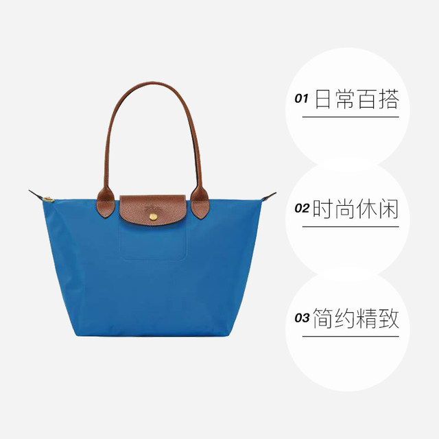 LONGCHAMP/Longchang ladies classic medium long handle bag dumpling bag handbag 2605089