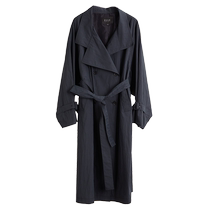 (Self-operated) ELLE French temperament thin windbreaker jacket for women 2024 autumn new retro double-breasted coat