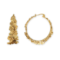 (Self-operated) VITARING large circle stamen earrings for women exaggerated personality circle earrings the same style as Wang Ziwens