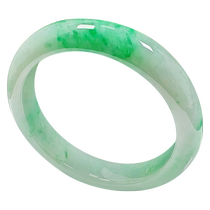 (Self-operated) Qianyu Shiguang Burmese natural A-grade jadeite is bright and spicy sunny green old and delicate high-end bracelet