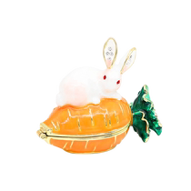 (indépendants) PICALES FIRST ACCESSORIES BOX Eurostyle Radish Rabbit Cartoon Ornament Bijoux Contenant des cadeaux de Noël