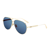 (Self-operated) DIOR Dior sunglasses womens pilot style CANNAGE A1U fashionable metal double bridge sunglasses