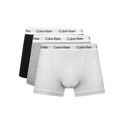【直营】Calvin Klein凯文克莱CK男士平角裤内裤3条装偏大礼物