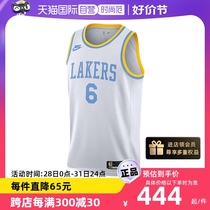(Self-operated) Nike Lakers DRI-FIT NBA JERSEY mens jersey DO9448-101
