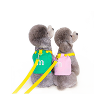 (Self-operated) Toteamo spring and summer traction rope vest pet small dog Schnauzer dog clothes