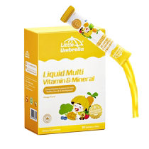 (Self-operated) Xiao Xiao Umbrella Liquid Multivitamin AD Children and Infants Zinc Supplement 30 Boxes AD Multivitamin Zinc