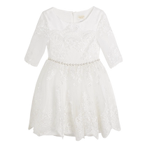 (UK) DAVID charles David Charles Playboy wedding dress Childrens little girls birthday dress