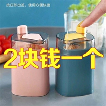 Press toothpick box creative automatic pop-up Nordic ins restaurant personalized toothpick tube home high-end toothpick cans