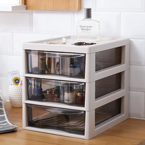 Cosmetics storage box Drawer type transparent plastic dresser Lipstick skin care products shelf File finishing shelf