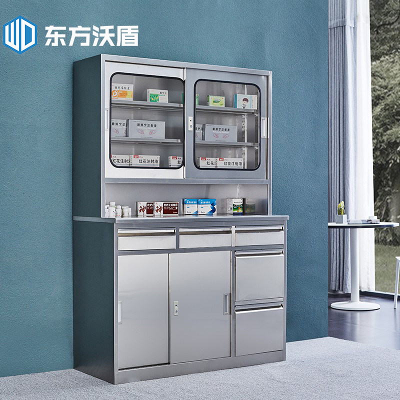 304 stainless steel five bucket transfer door Western medicine cabinet Sterile Instruments Clothing glass Push Ramen toners Moisture Resistant-Taobao