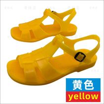 Old-fashioned classic plastic sandals mens nostalgic sand soft non-slip smelly junior high school sports primary school students thick sandals