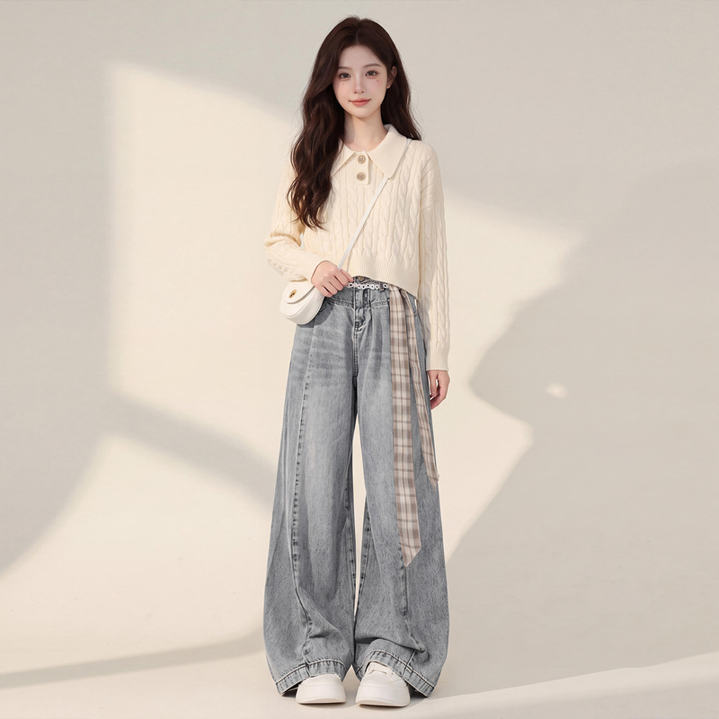 Korean Chic Early Autumn Outfit: Polo Collar Pullover Sweater 2026, Very Stylish Autumn Knitwear with a High-End Feel