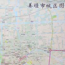 Urban map of Jiangyan City Taizhou Jiangsu Province Detailed traffic map of Jiangyan City