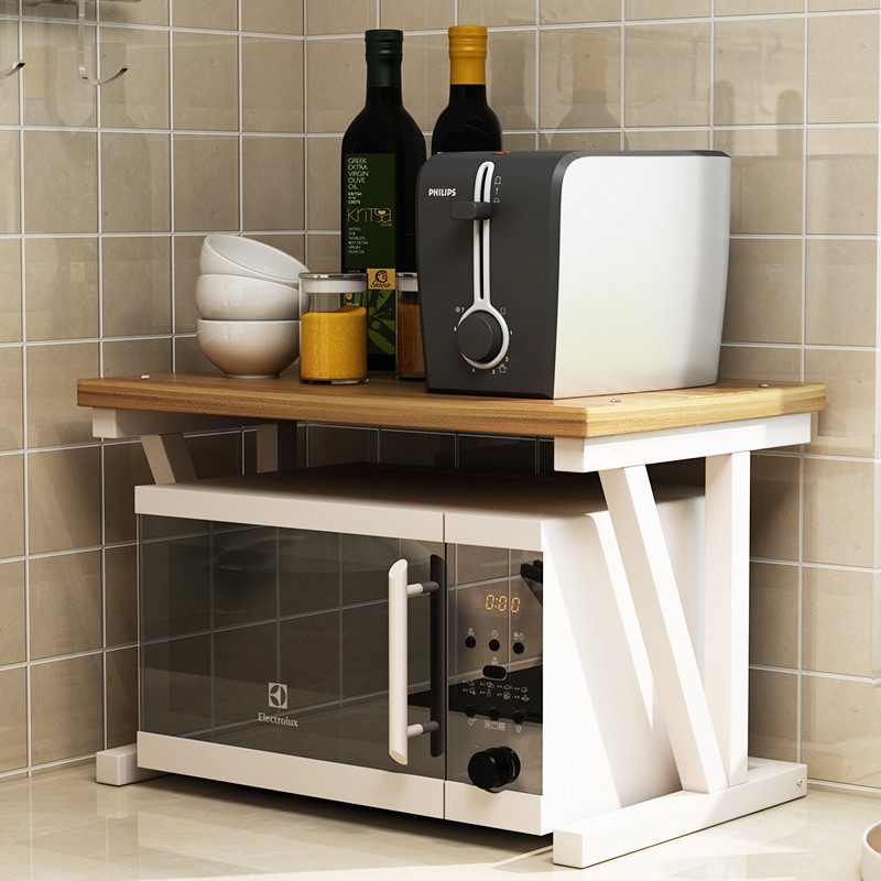 Kitchen microwave rack sub-shelf household multifunctional countertop oven locker Electric rice cooker