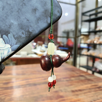 Rosewood Fulu gourd keychain pendant for men and women creative mobile phone chain personalized small pendant portable pendant gift