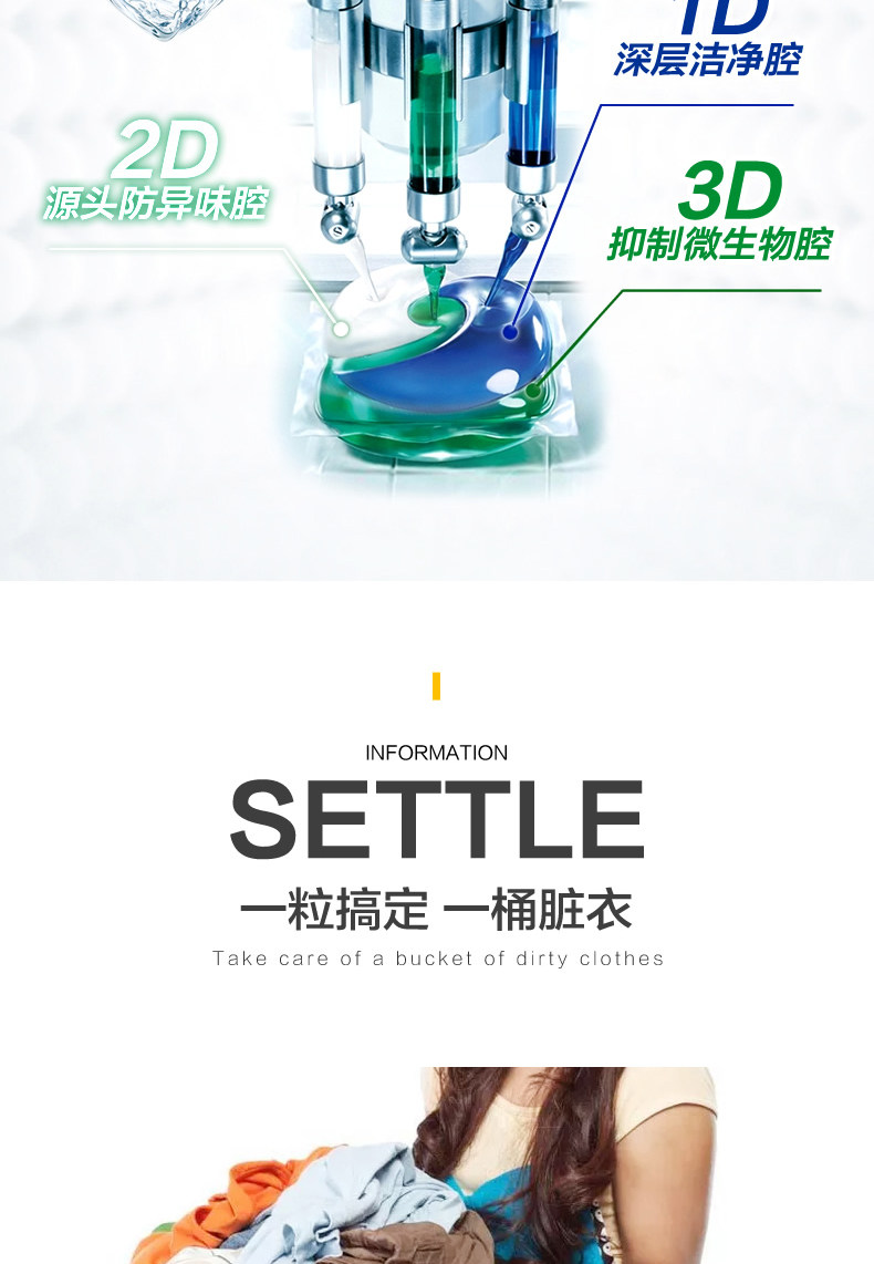 ARIEL 碧浪 3D洗衣凝珠17颗*3件 图5