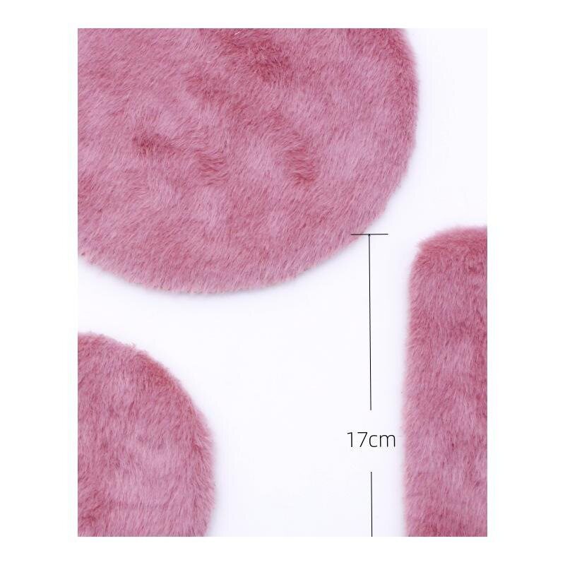 Carpet Plush Flocked Sweet Multi Color Rose Ground