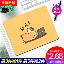 Cute girl ins Wind mouse pad thickened small number cartoon overtime Keji Animation Game e-sports Home Office personality original increase number customized customized desktop mat new trendo man